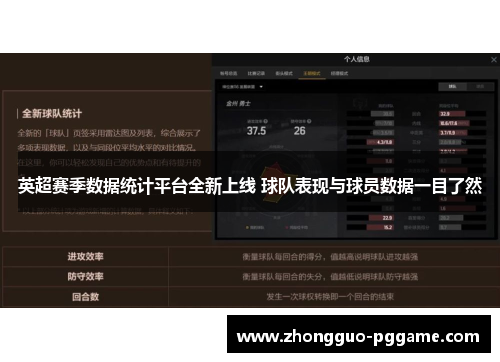 英超赛季数据统计平台全新上线 球队表现与球员数据一目了然 英超赛季数据统计平台全新上线 球队表现与球员数据一目了然