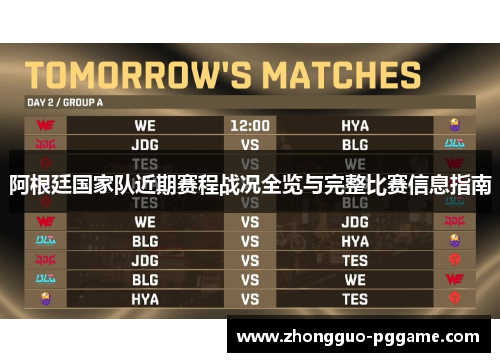 阿根廷国家队近期赛程战况全览与完整比赛信息指南